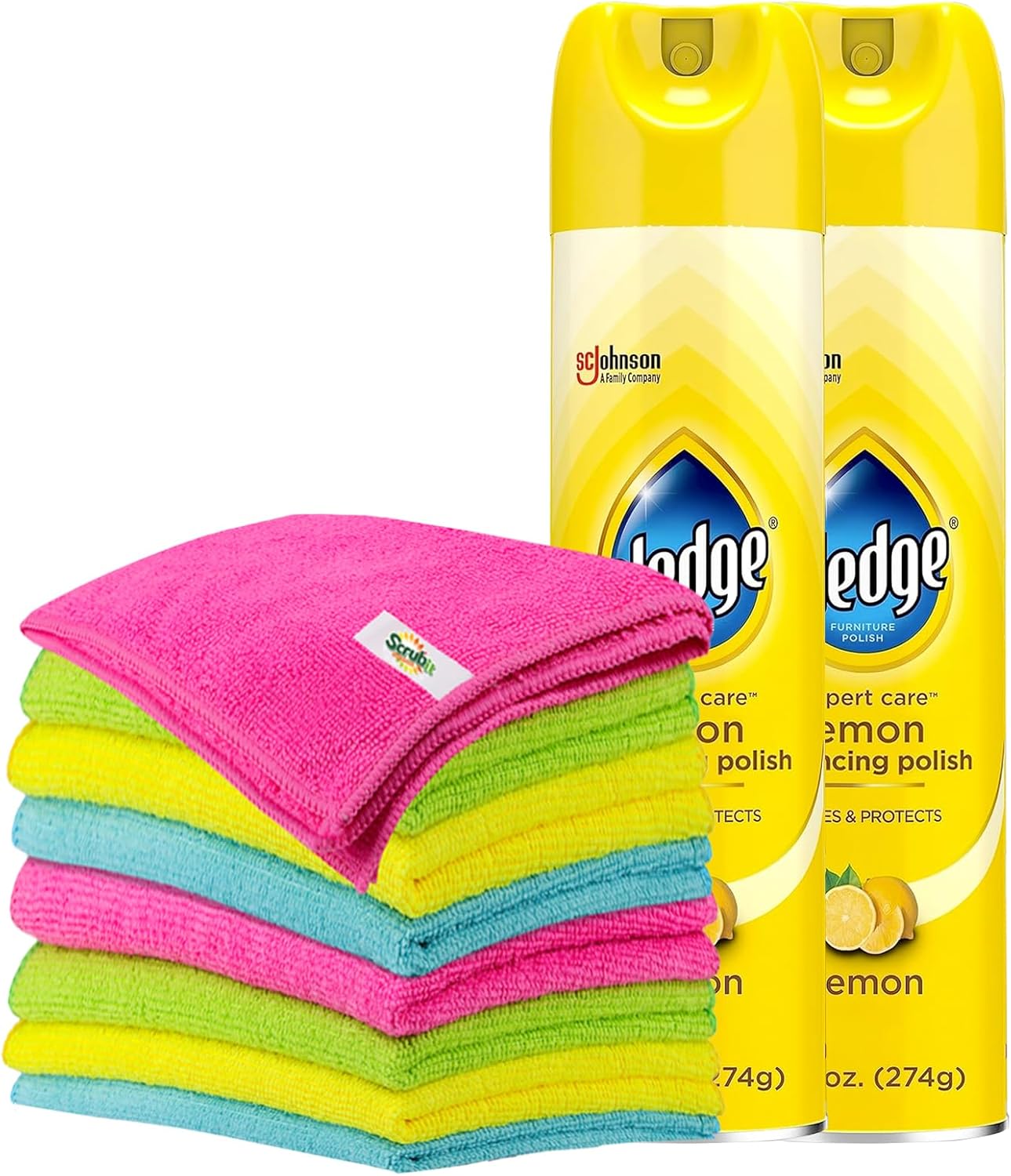 Bundle 2 Pledge Expert Care, Wood Polish Spray, Shines, and