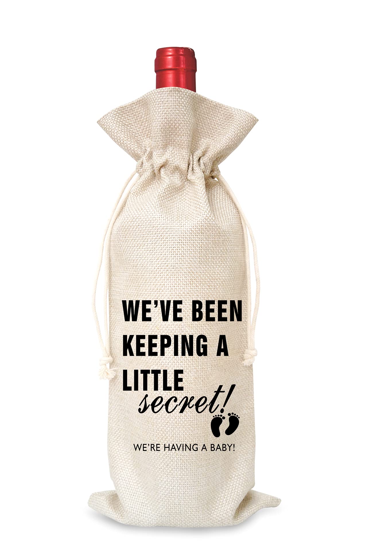 Tesedupoole Pregnancy Announcement Gift Wine Bag（1 Pc）,Gifts for best friends, colleagues, fathers, mothers, uncles, aunts, grandfathers, grandmothers, relatives-J15-image-17