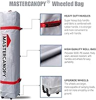 Vista 4 de MASTERCANOPY Carpa Plegable Duradera con Bolsa con Ruedas (Blanco)