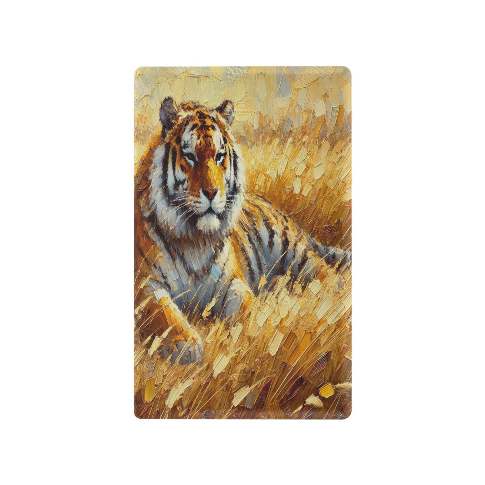Tigers Golden Yellow Light Switch Cover Decorative Receptacle Outlet Wall Plate Guard Plastic Wall Outlet Cover for Farmhouse Home Decor Livingroom (Unused Outlet Cover)