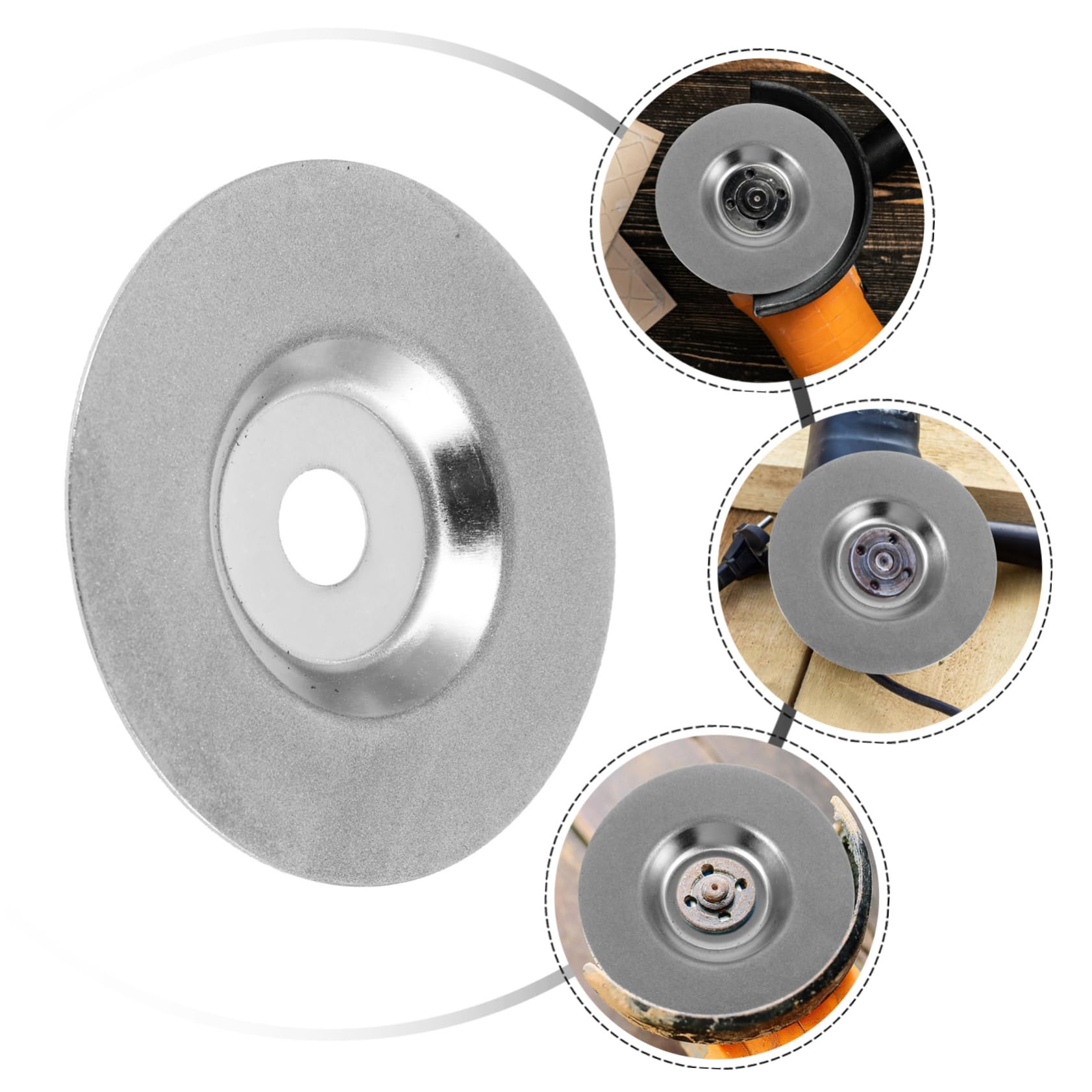 Disque D'Affûtage 4 Pouces Grain 600 Pour Meuleuse D'Angle Disque De Coupe Compact Pour Affûter Couteaux Et Outils Rotatifs Polyvalents