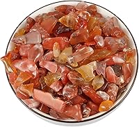 Vista 6 de Nupuyai Chips de citrino en forma irregular de 1 libra para decoración del hogar y fabricación de joyas