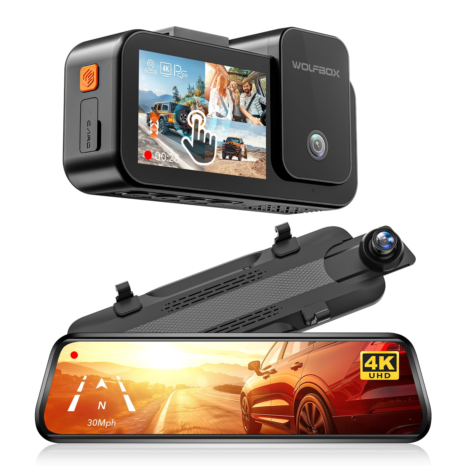 Amazon.com: WOLFBOX G930 10'' Rear View Mirror Camera & X5 3