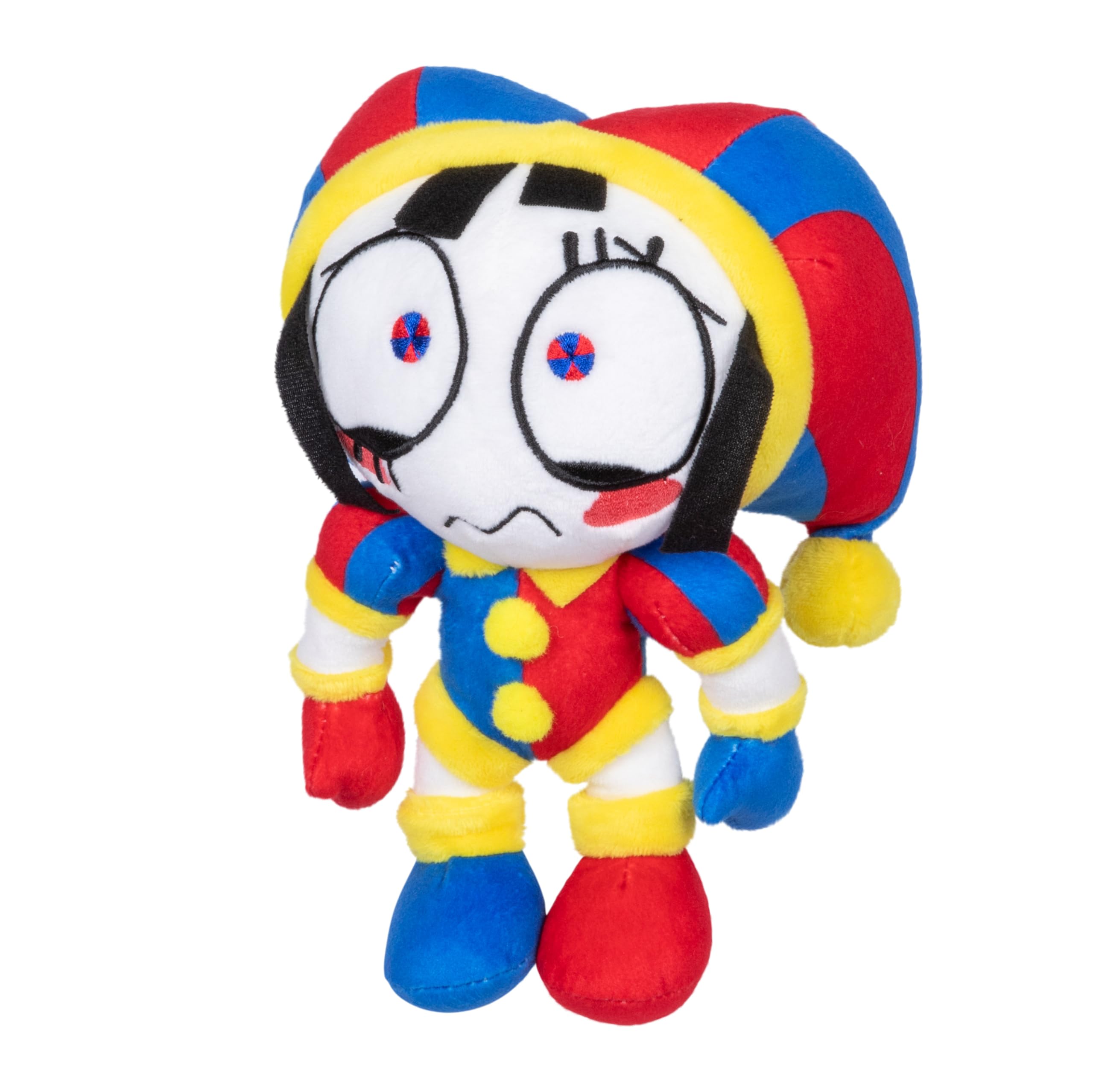 AMAZING DIGITAL CIRCUS Deluxe Pomni Plush Figure, 8"/20.3 CM Figure Made With Premium Materials Embroidery, Collect Caine - Image 3