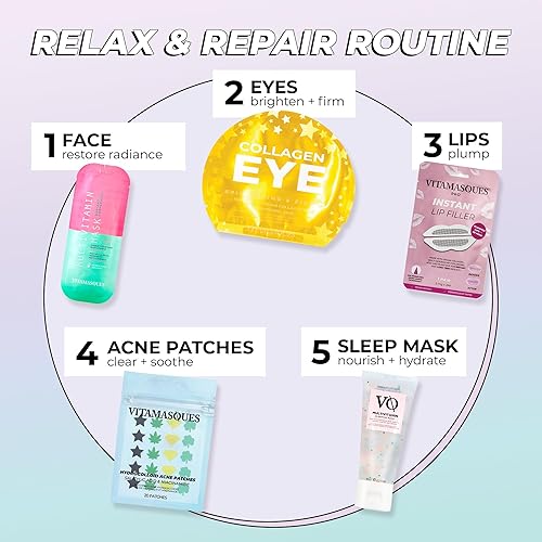 Miniatura 5 de Vitamasques Máscara facial de hoja de carbón de bambú, paquete de 3  Reduce la acumulación de aceite para el acné, puntos negros e impurezas