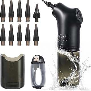 iplusmile 1 Set Portable Ear Cleaner Ear Cleaning Kit Ear Washer Ear Wax Clean Tool Ears Cleaner Ear Flusher Ear Wax Removal Ear Irrigator Ear Wash Kit Cleaning Tool Electric Abs
