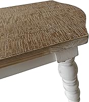 Vista 5 de Wooden Bathroom Farmhouse Step Stool, Wood Foot Stool for Adults Kids, Bedside Step Plant Stand for Kitchen