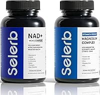 Vista 1 de Selerb Paquete de suplementos NAD+ y complejo de magnesio para hombres, 90 + 60 cápsulas