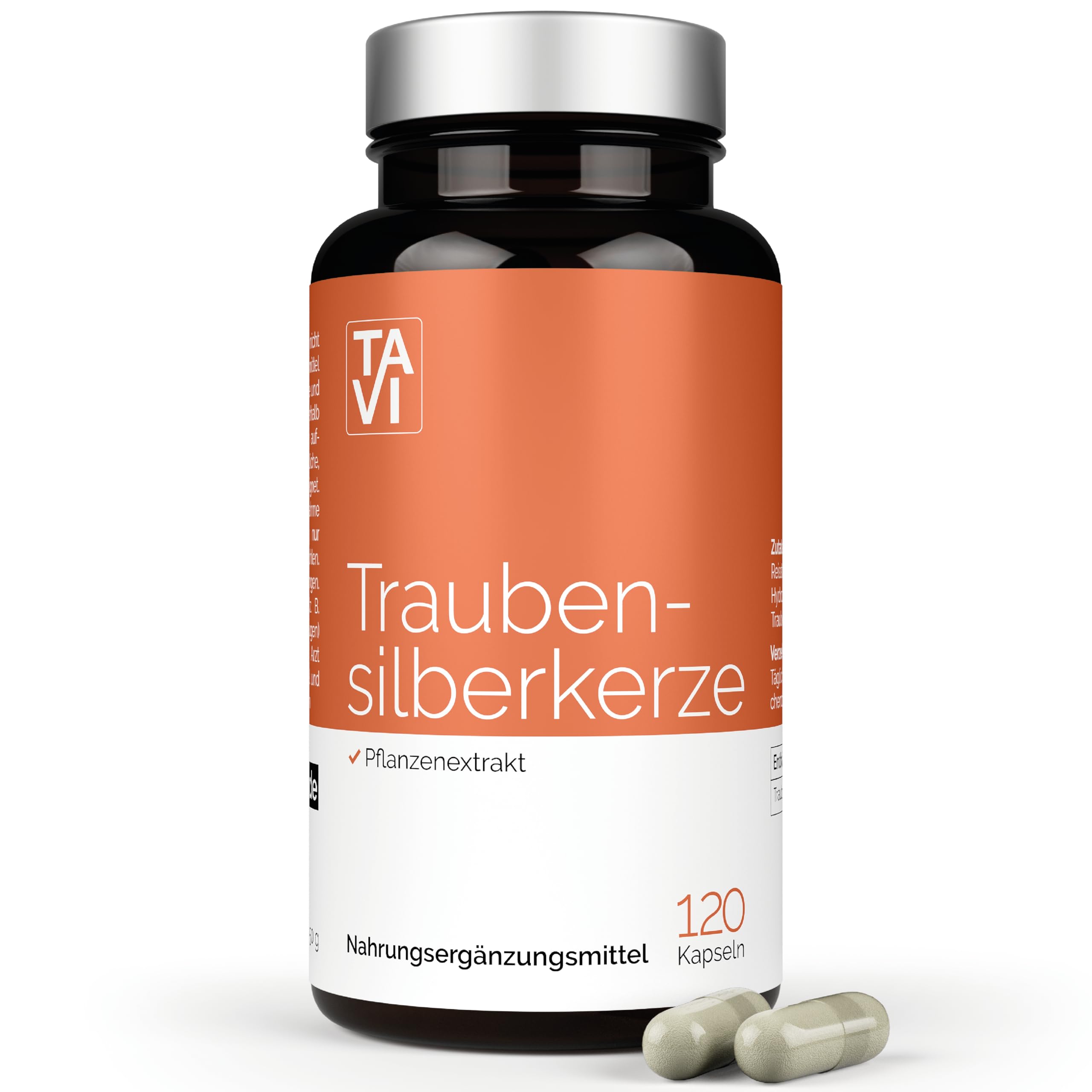 TAVI® Traubensilberkerze • 120 vegane Kapseln