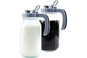 Lead Free Glass Pitcher - 64 OZ - 2 Pack