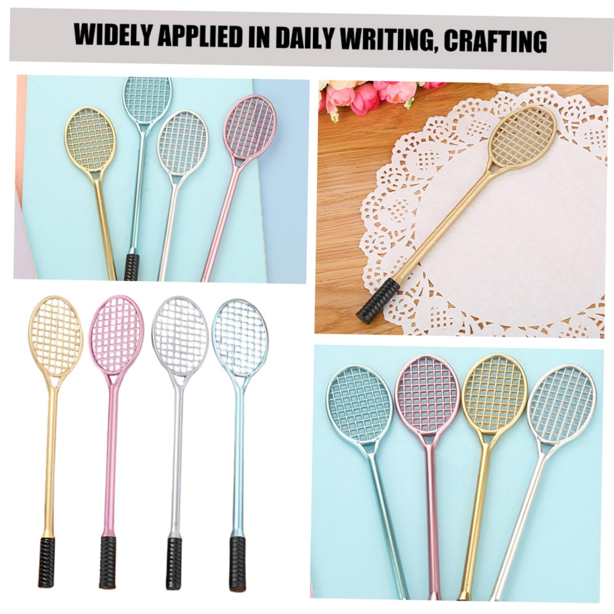 Lot De 5 Stylos À Dessin Animé Pour Femmes Et Filles Stylos Gel Mignons Pour Lécole Le Bureau Les Fêtes 12 Pièces X 5
