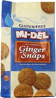 Mi-Del Gluten Free Ginger Snap Cookies,8 Ounce