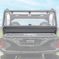 KEMIMOTO Clear Rear Windshield for Polaris General 1000 XP 4 1000 UTV - Hard PC Window, Mud Debris Protection, Easy Install
