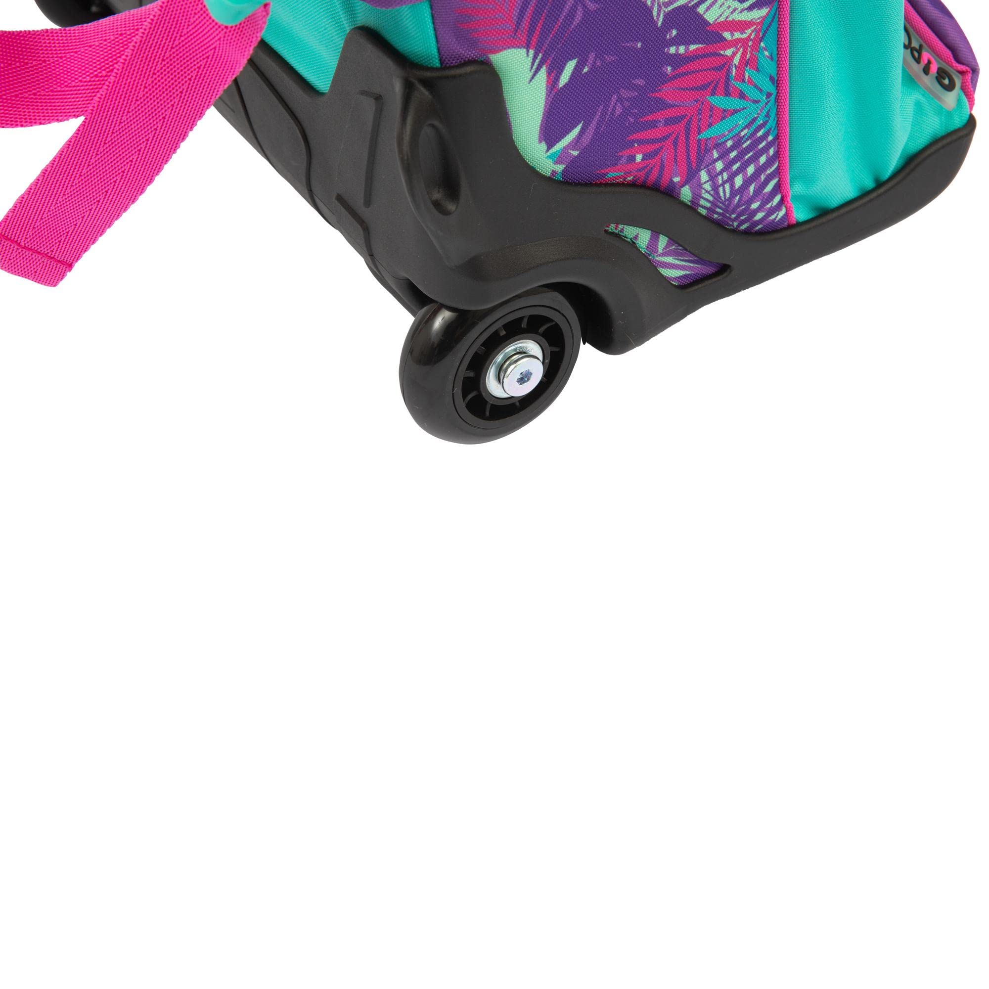 Go Pop - Zaino con Trolley femminile - 3 Grafiche Frontali Intercambiabili e Pop-Up, 2 Scomparti con cerniera, Spallacci Imbottiti, adatto alla scuola primaria, 34 l x 47 h x 23 p - 36 litri