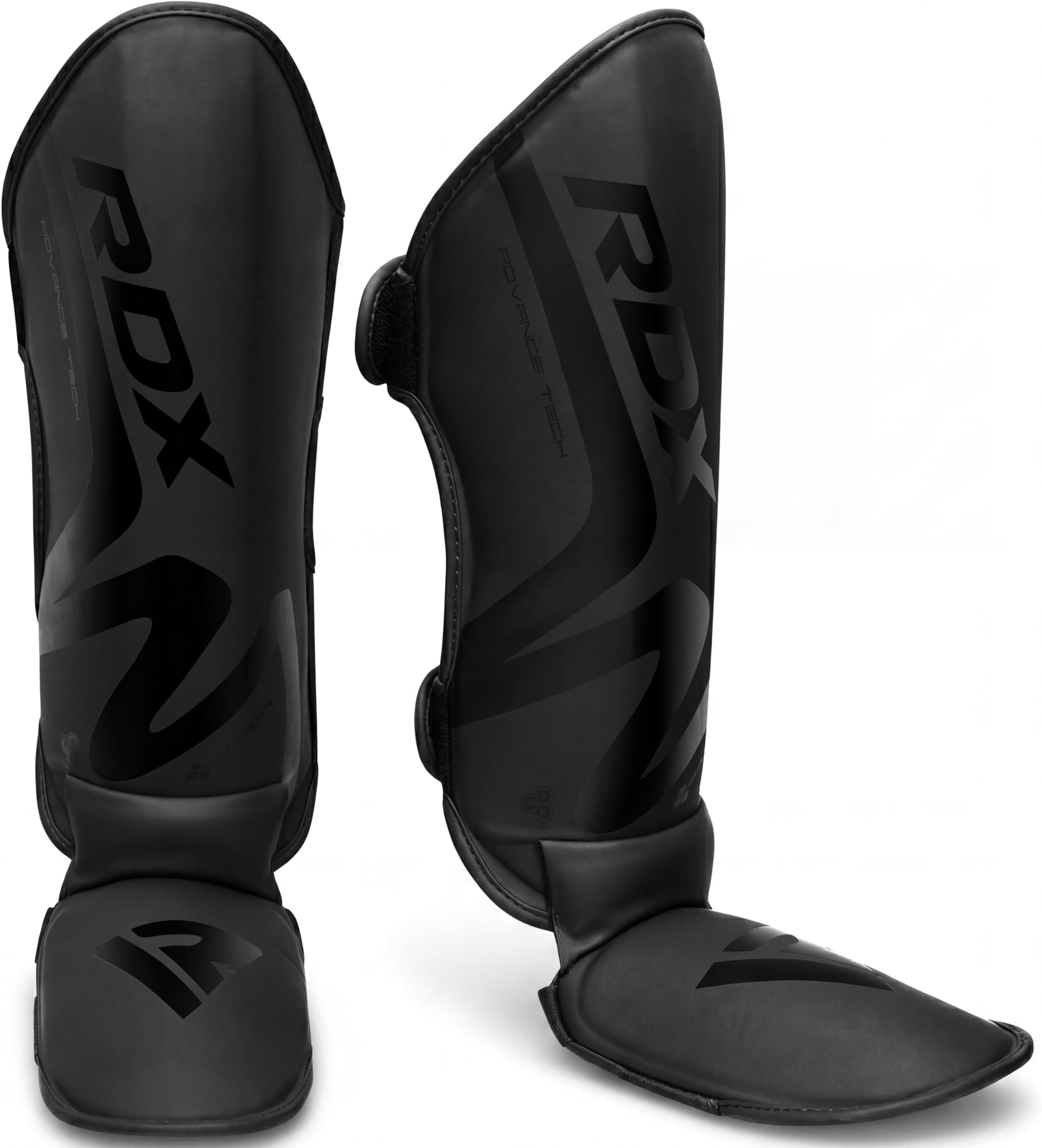 RDX Muay Thai Shin Guards for Men and Women Non-Slip Fit, Full-Contact Protection Adult Shin Pads, MMA, Kickboxing, Sparring, Taekwondo, Shin Protectors Muay Thai, Martial Arts