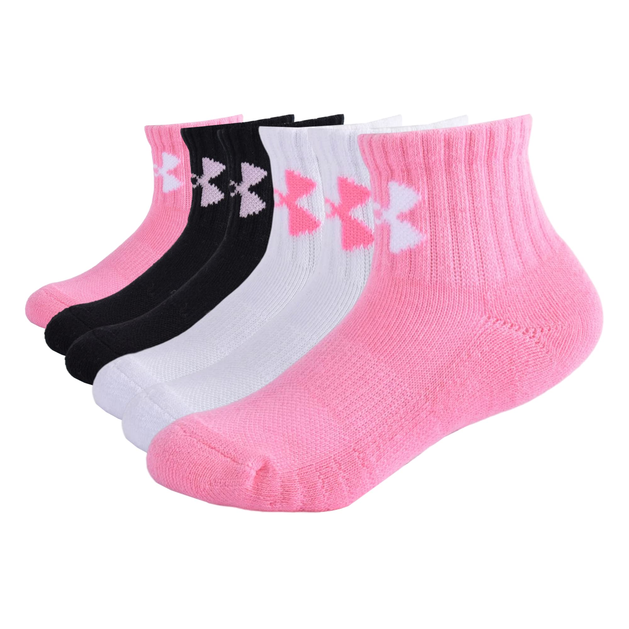 Under Armour Girls' Multi Pack Quarter Sock