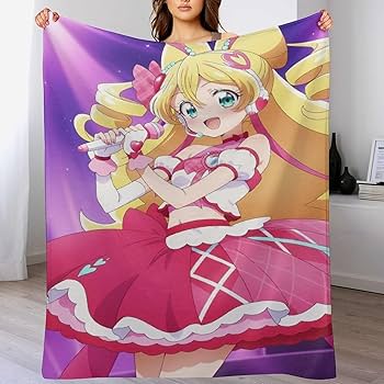 〇新品〇キミとアイドルプリキュア〇ブランケット〇 Amazon｜キミとアイドルプリキュア♪キュアアイドル毛布 軽量 シングル
