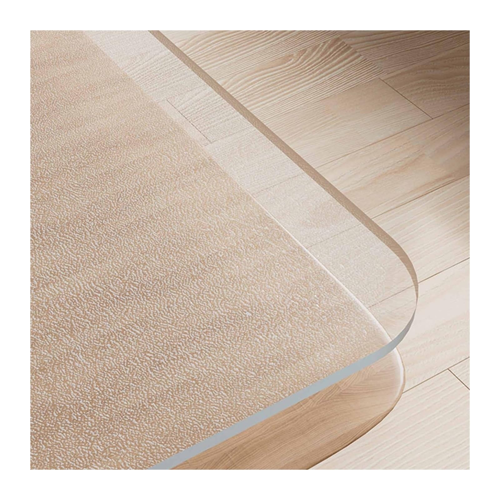 Copertura Protettiva per Scrivania Trasparente Copritavolo in PVC Lavabile Copritavolo Rettangolare Trasparente Lavabile per Scrivanie, Cucine, Sale da Pranzo (Trasparente, Satinato)(Frosted,70x140cm/