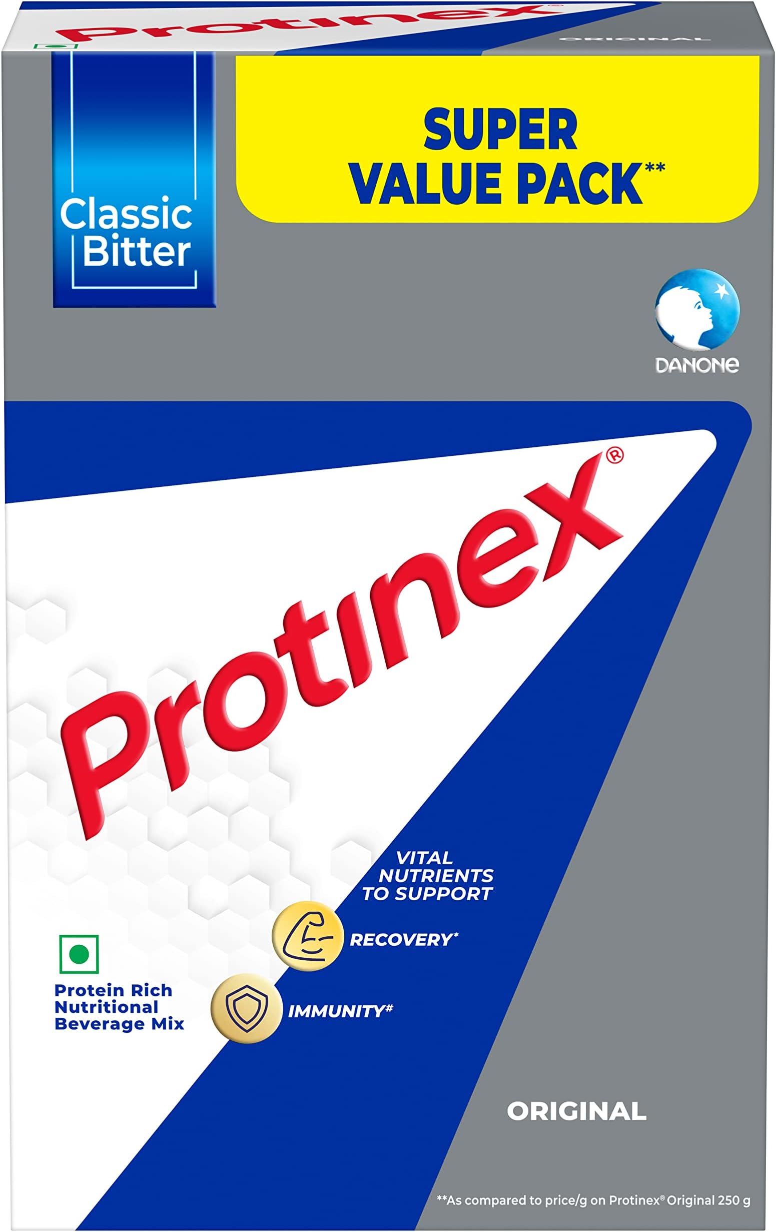 Nutritional Protein Rich Mix For Adults - (Original, 1 Kg, BIB) with Vital Nutrients to Support faster absorbation & Immunity