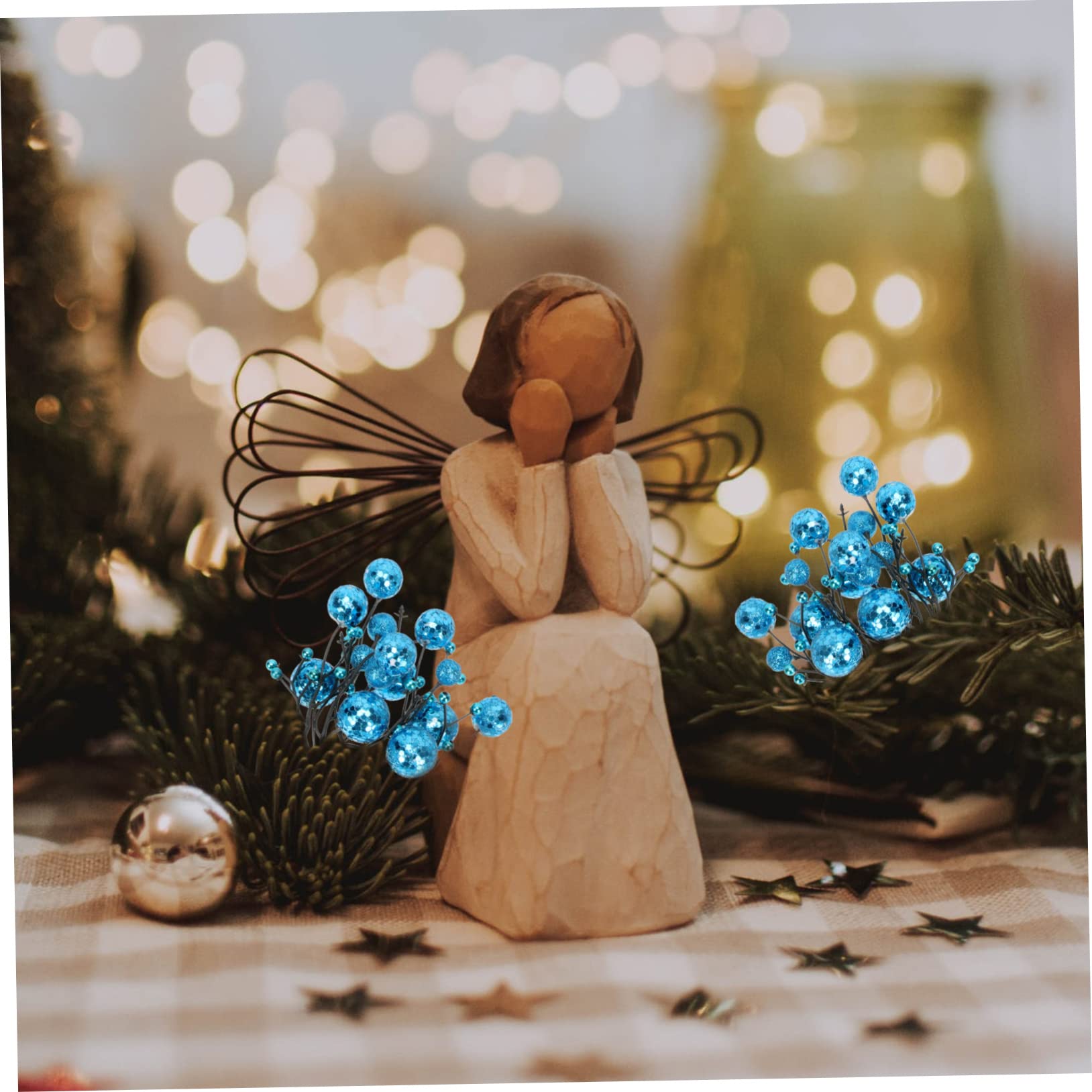 Zerodeko 3 Set Realistici Bacche Finte Rami Decorazioni Natalizie Ghirlanda Di Bacche Per Artigianato Natalizio Decorazioni Per La Casa Eleganti Ornamenti Di Bacche 6 Pezzi * 3