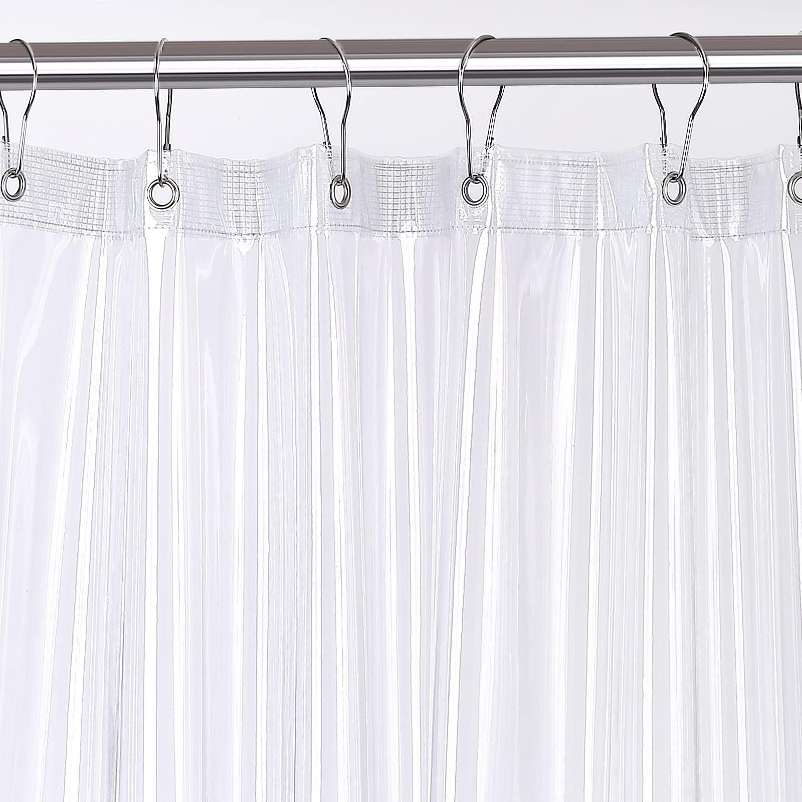 Amazon.com: Epica Strongest Heavy-Duty Clear Vinyl Shower Curtain Liner ...