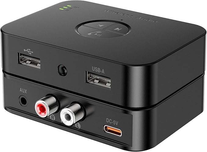 Receptor Bluetooth Audio CHICHIYANG BT5.4 con USB miniatura 7