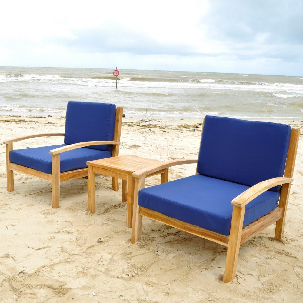 Willow Creek Designs Huntington Teak 3 Piece Deep Seating