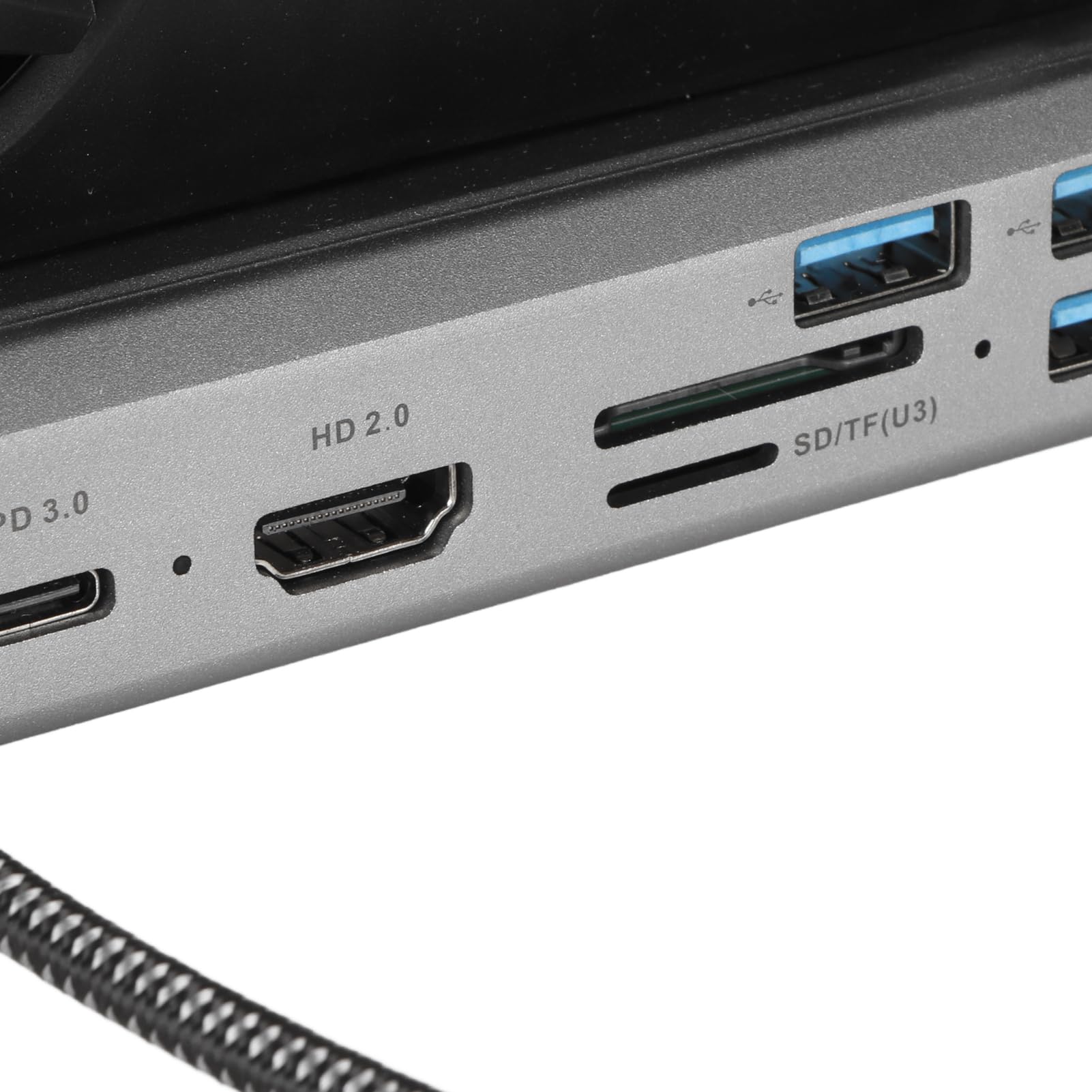 10 en 1 estación de Acoplamiento de Consola de Juegos con 4k 60Hz, 100W PD, USB3.0/2.0, Gigabit RJ45 para Steam Deck, Rog Ally More