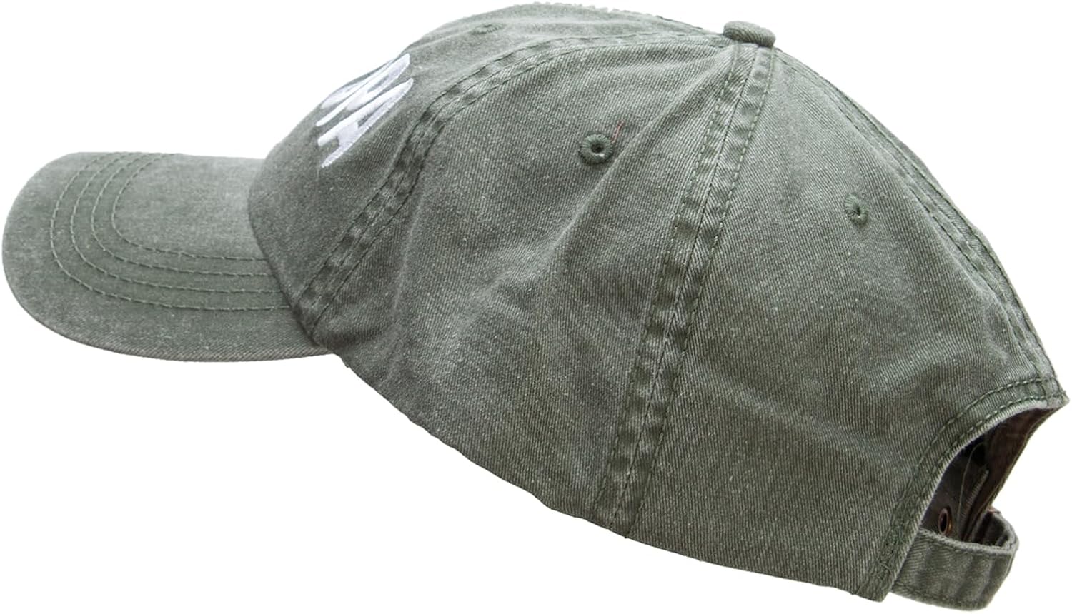 Grandpa Embroidered Big Size Washed Pigment Dyed Cap
