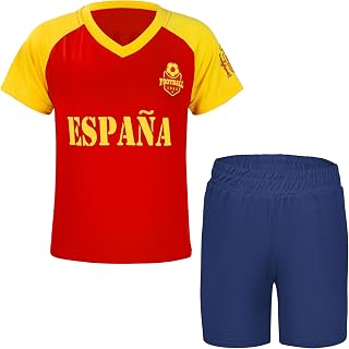Kids Soccer Jersey Kit for Boys & Girls- Breathable & Quick-Dry - Youth Soccer Football Training Gifts (2T-14Y)
