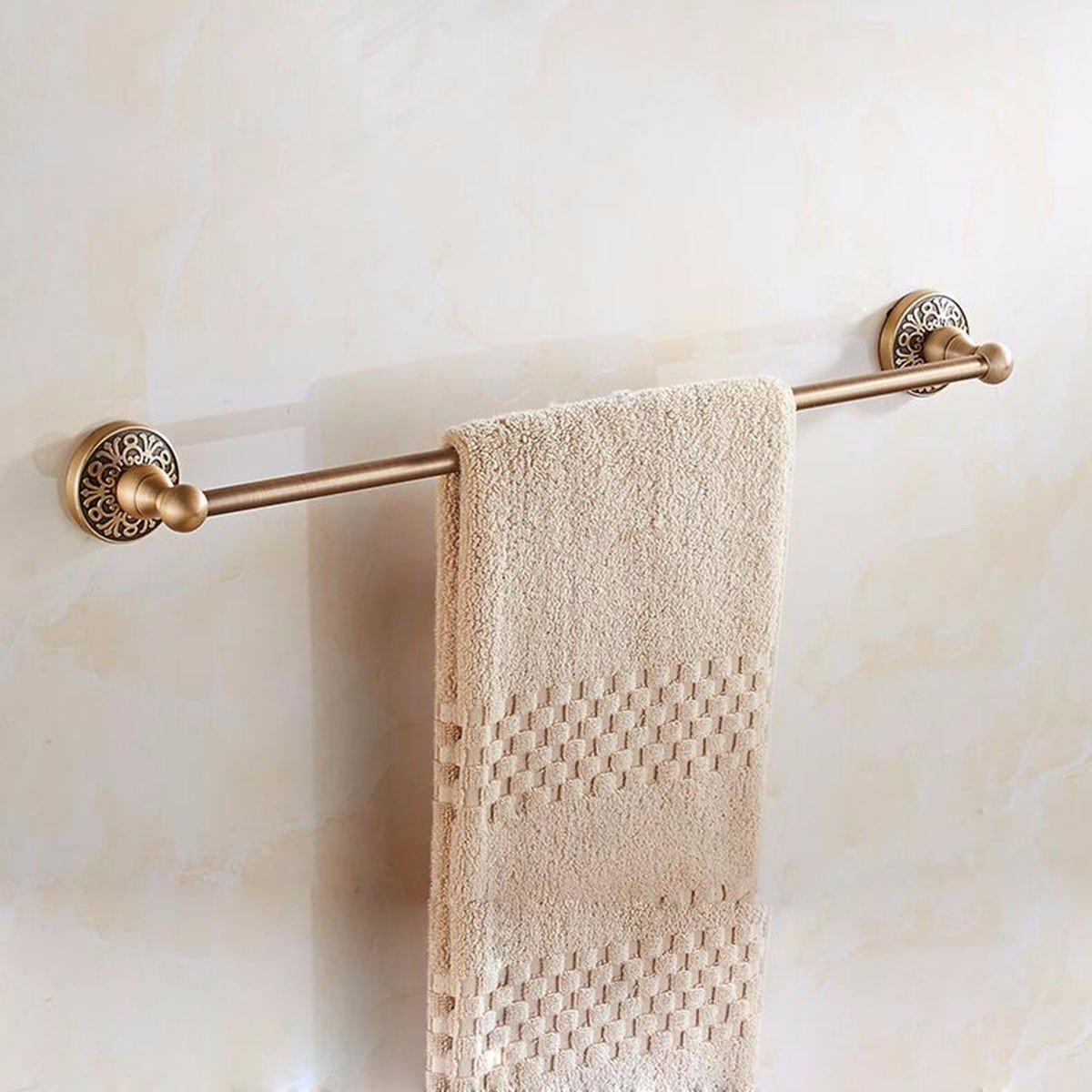 Handtuchhalter Europ?ische Handtuchhalter Antiken Anh?nger Anzug Raum Aluminium Handtuch Bügel Wall Hanging Retro - Bad - Wc,C
