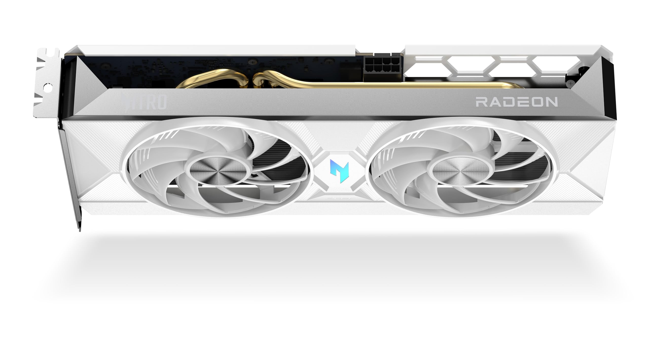 Acer Nitro Radeon RX 9060 XT OC - AMD Grafikkarte (8 GDDR6, 128 Bit, PCIe 5.0 x16, 1x HDMI 2.1a 2X DP 2.1b) 2X Nitro FrostBlade, 1x8 pin, Slot Space: 2