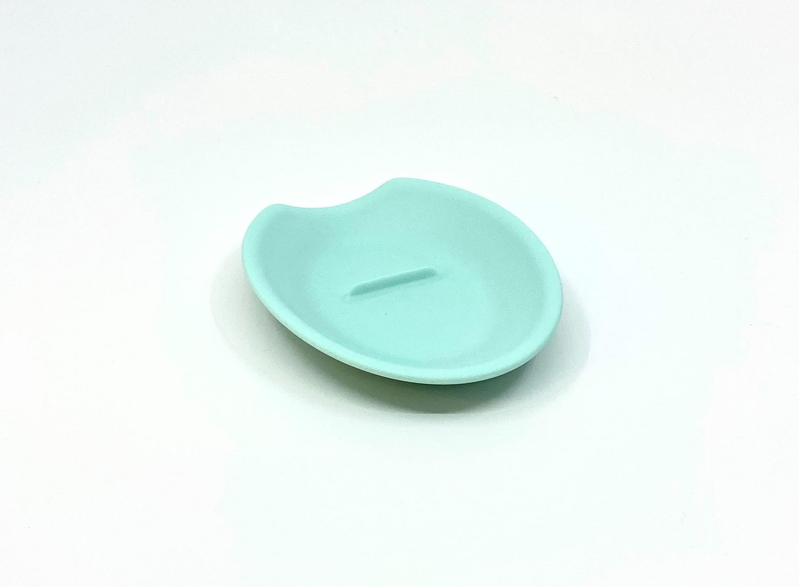 THE ORIGINAL Crack'em Egg Cracker & Spoon Rest (Limited Edition Aqua) - Perfectly Cracks Eggs & Contains Messes - Easy to Use & Clean - Great for Kids - Prevents Broken Yolks
