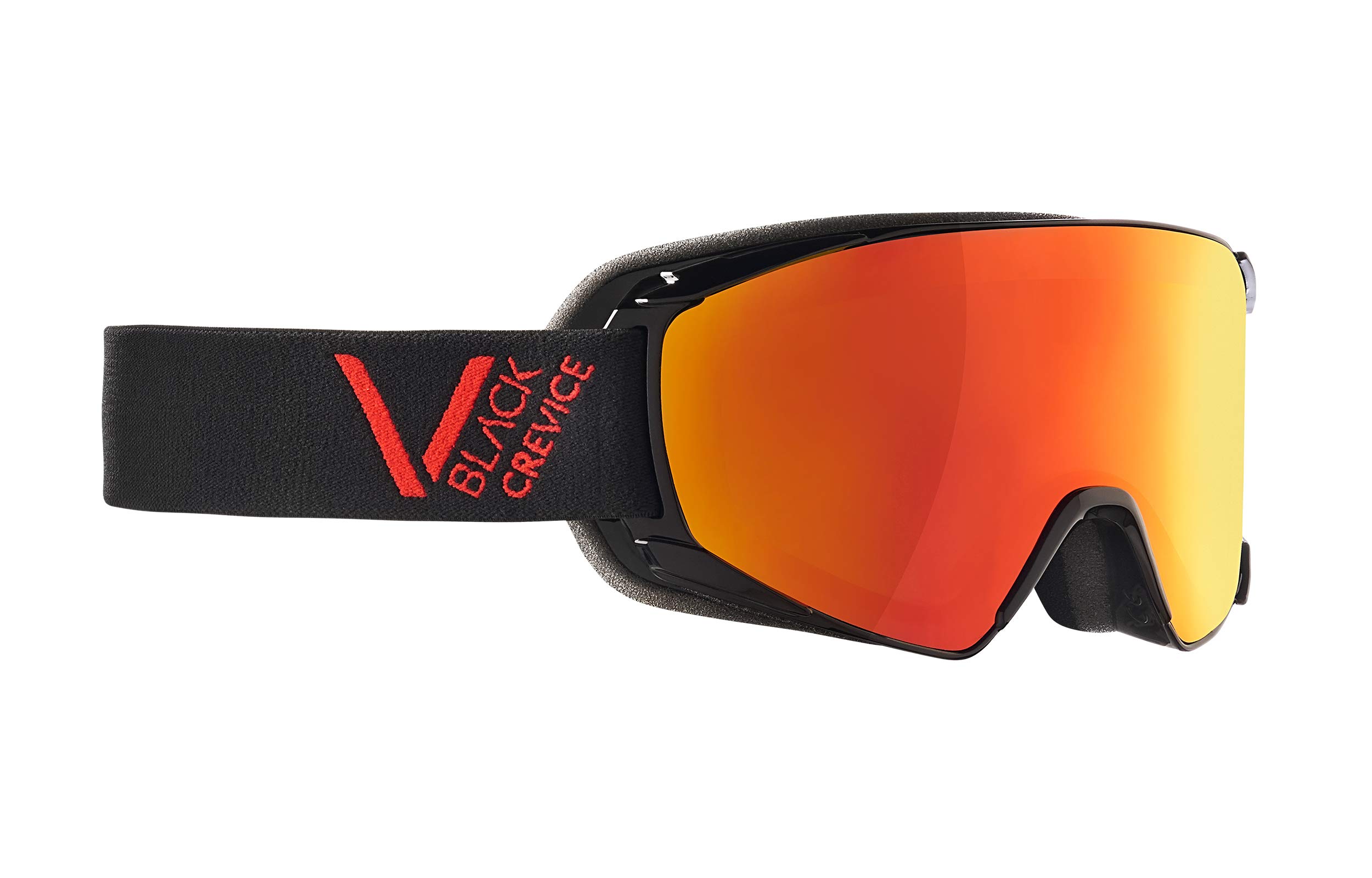Black Crevice Skibrille Schladming I Ski-Brille I Skibrille Herren & Damen mit bruchfester Doppelscheibe I Anti-Fog-Beschichtung & UV 400 Schutz I größenverstellbar