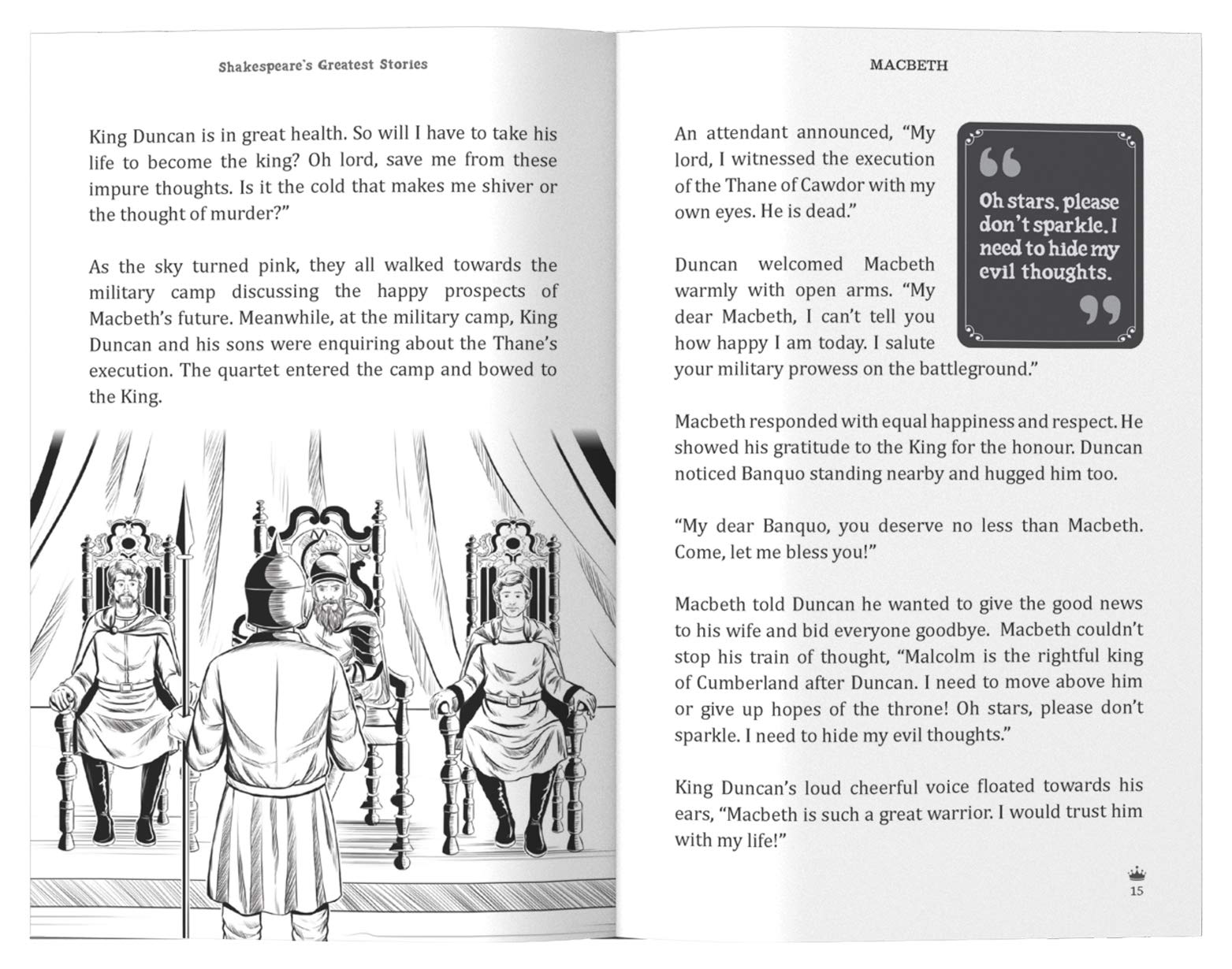 Macbeth : Shakespeare’s Greatest Stories (Abridged and Illustrated) With Review Questions And An Introduction To The Themes In The Story 3