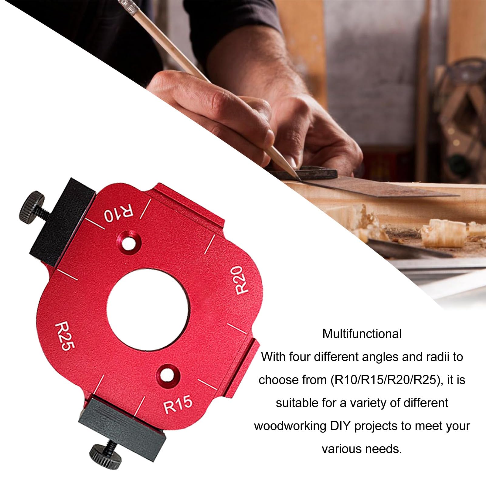 Router Edge Guide Template, Rechte Trimmen Jig voor 3709 3710 3703