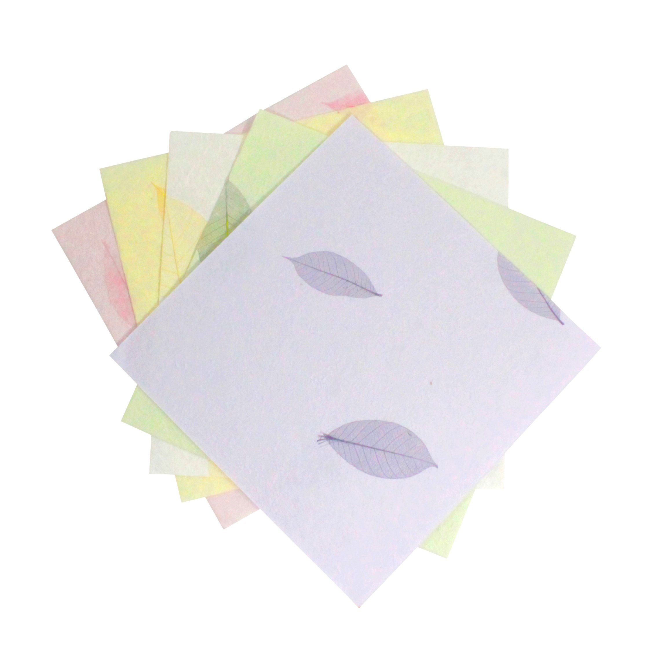 Paperbilities Handmade Acid Free Paper - 5-Colors - 15 Sheets