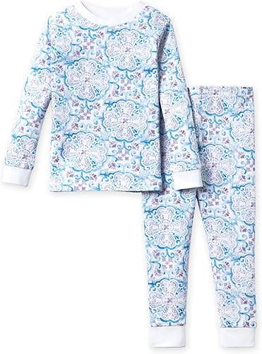 Burt's Bees Baby - Pijama para bebé niña, con camiseta y pantalón, conjunto de 2piezas, 100 % algodón orgánico