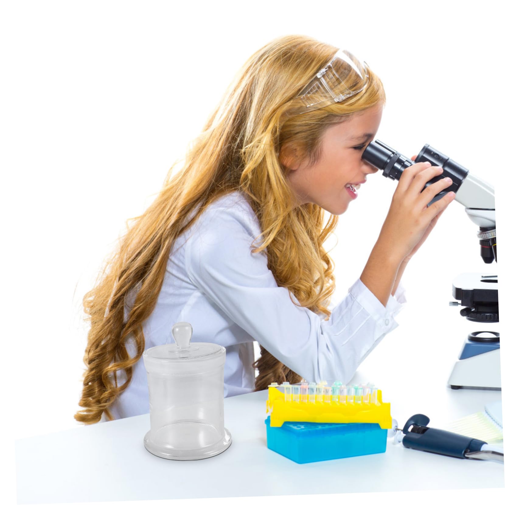 Vetrino Per Microscopio Con Design Verticale Contenitore Per Colorazione Adatto Per Laboratori Scientifici e Conservazione Di Campioni Biologici Strumento Di Staining Efficiente
