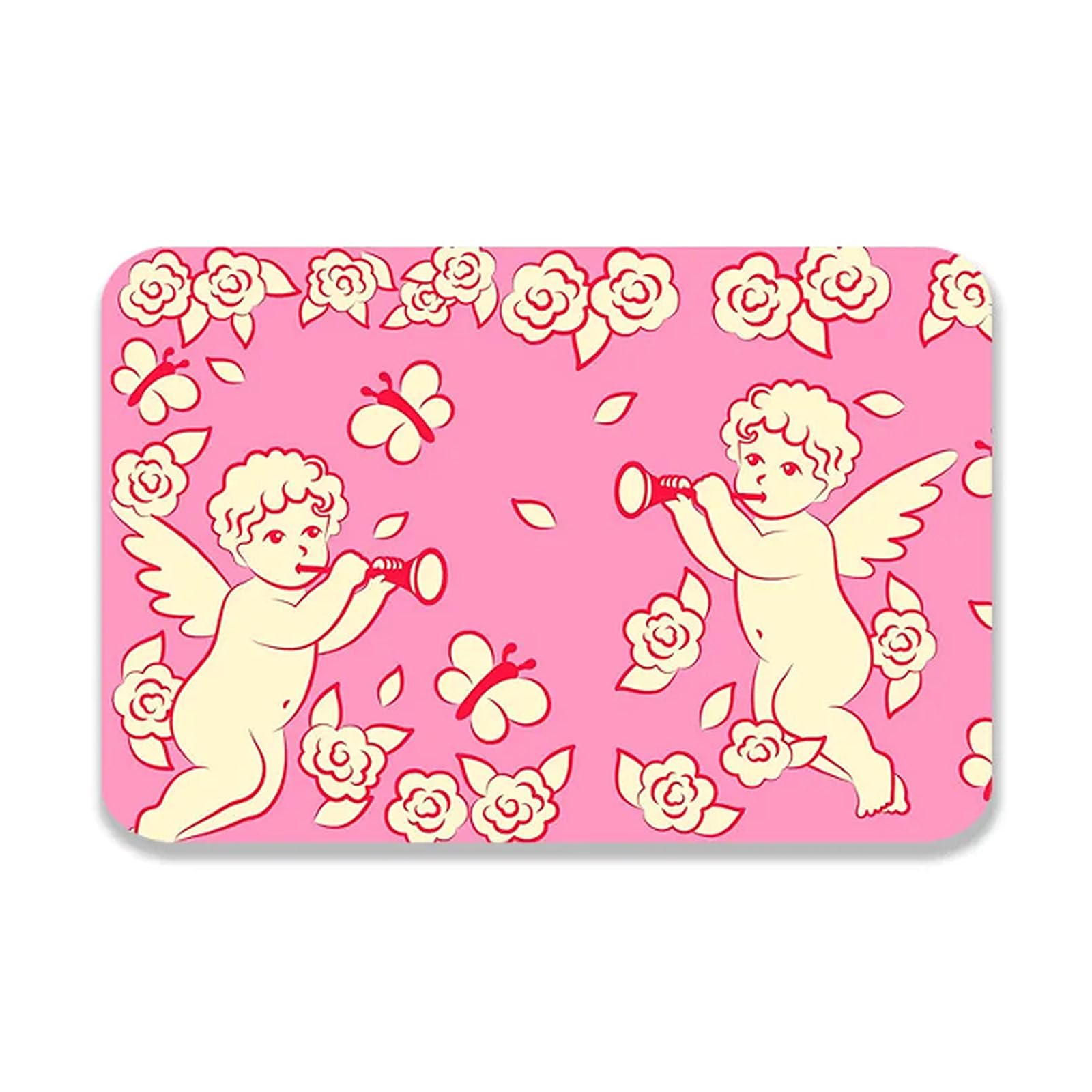 Tapis de bain antidérapant rose en diatomite mince pour éviter les glissades et l'humidité