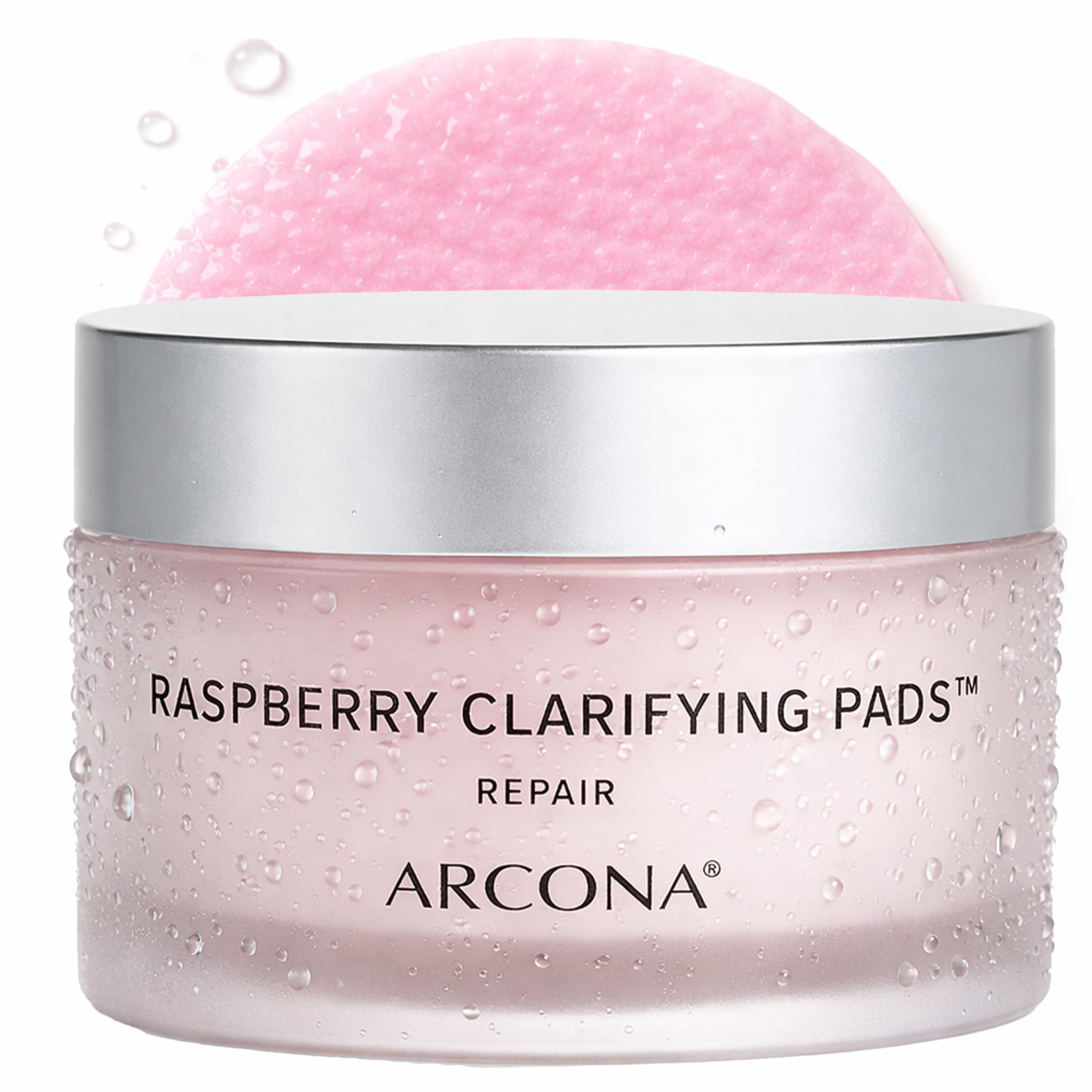 Arcona - Almohadillas clarificadoras de frambuesa, 45 unidades