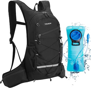 TEUEN Sac d'Hydratation Polyvalent 10L avec Poche à Eau 2L sans BPA