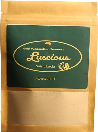 Miniatura 7 de Luscious Spice Emporium - Polvo de musgo marino irlandés dorado de 3 onzas, 100% orgánico de musgo marino de Santa Lucía, superalimento silvestre