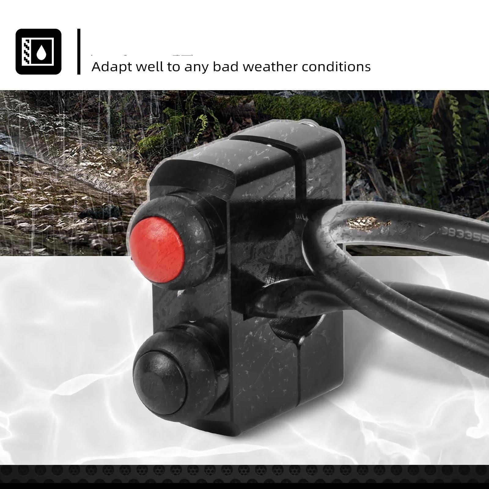 Motorrad Lenker Schalter Blinker Kompatibel Mit Gas Für Gas 2025 2024 Für EC300 Für EC250 EX Motorrad Blinker Schalter Modul Start Kill Stop Schalter(Style 1)