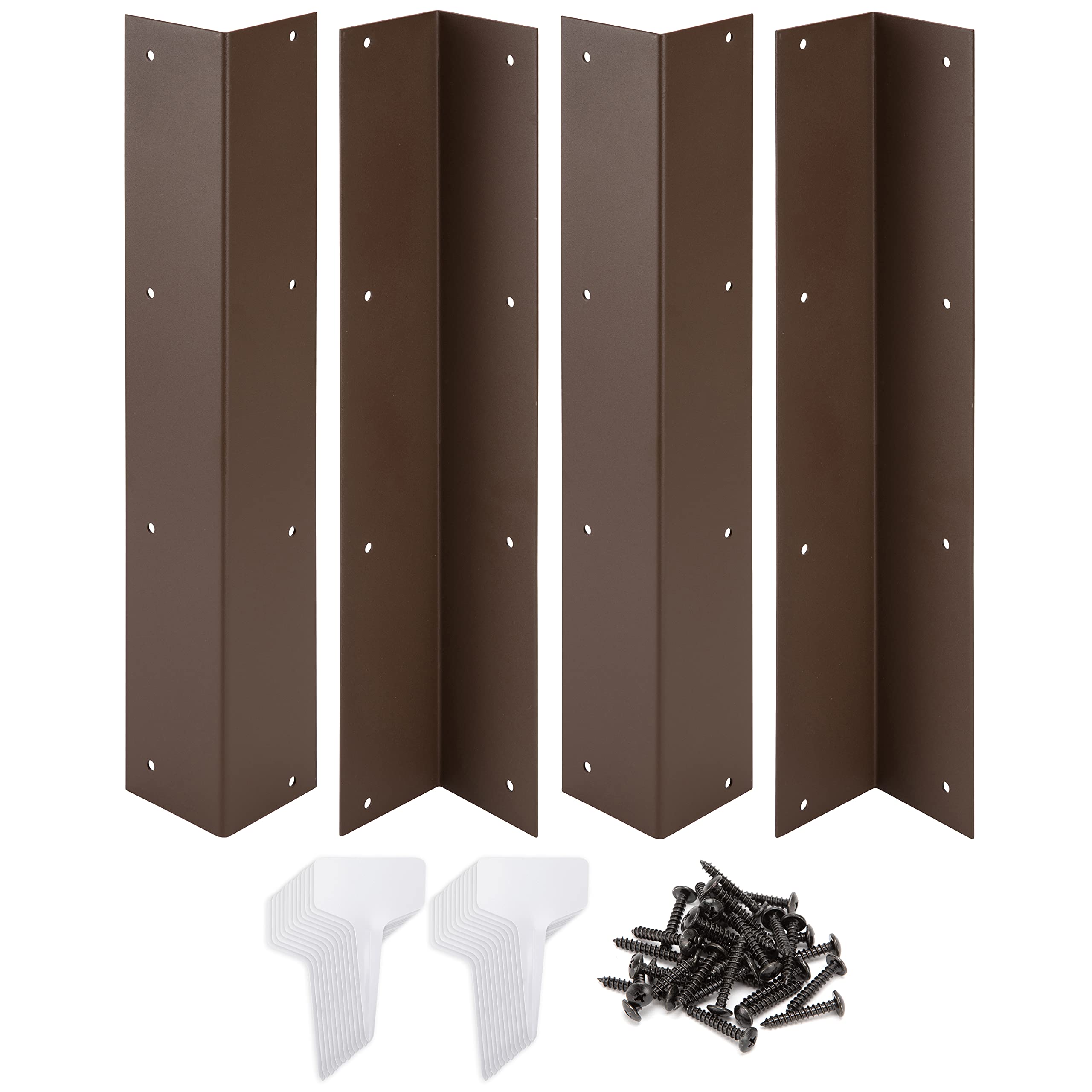 Buy New Strand Society 17.25Inch Garden Bed Corner Bracket Brown