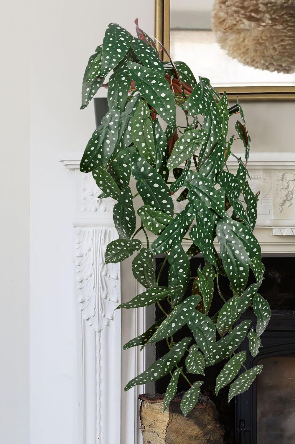 Villa Como Planta artificial en maceta, plantas colgantes Pothos
