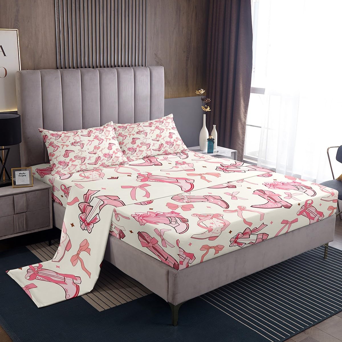 Parure de lit western rose pour transformer la chambre de fille en un royaume de princesse