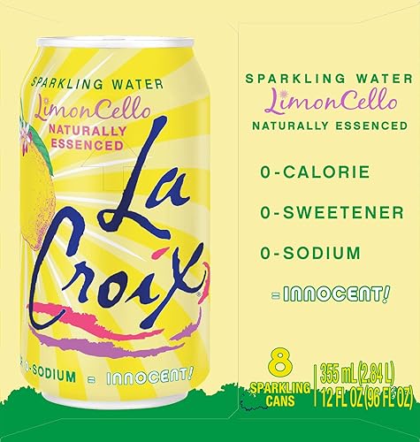 Miniatura 9 de Agua con gas La Croix, pura, lata de 12 onzas (pack de 8)