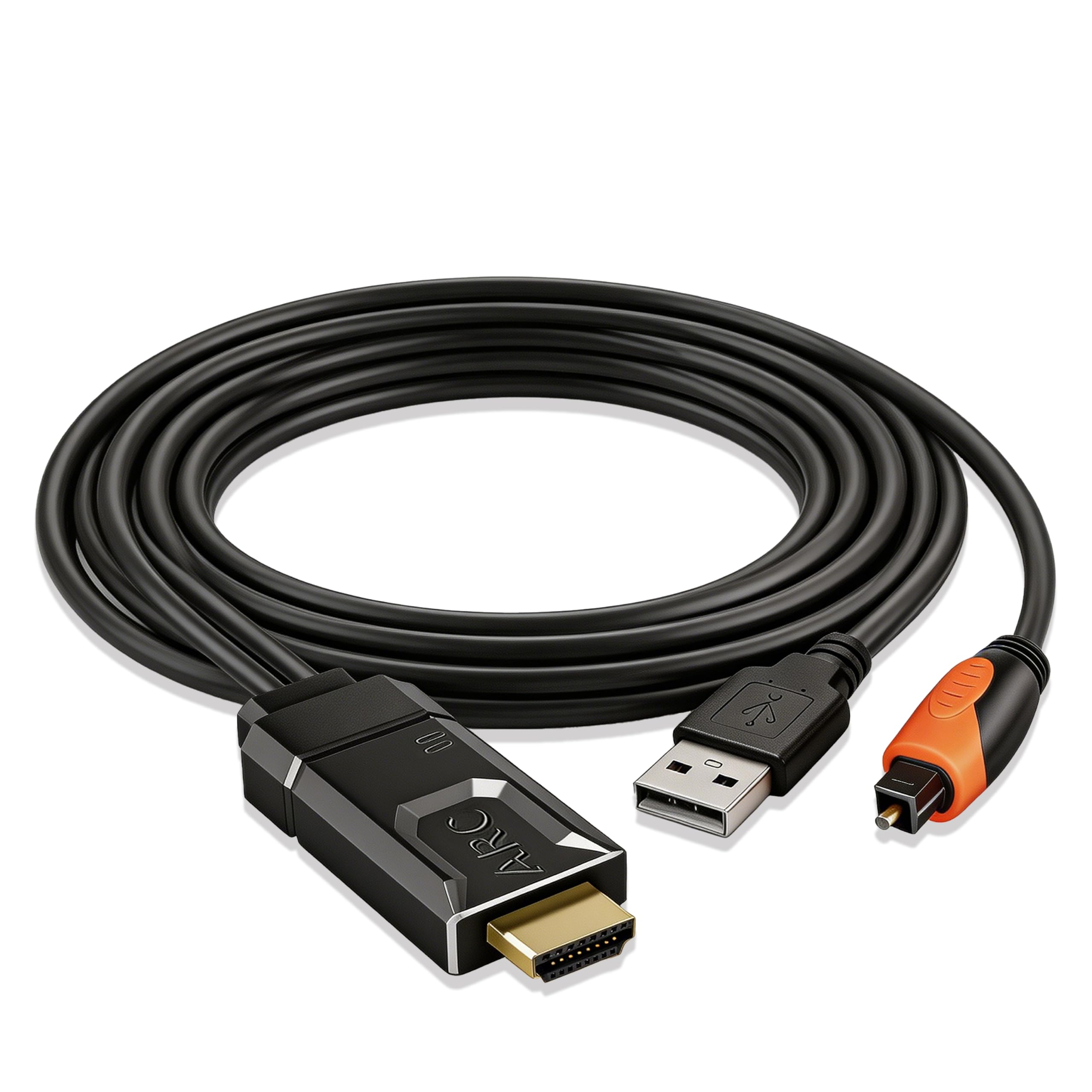 192 kHz HDMI eARC/ARC Audio Convertidor, ARC a Óptico Audio Extra...
