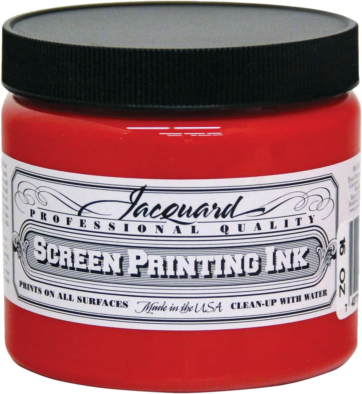 Jacquard, 16 oz, Bright Red Professional Screen Printing Ink